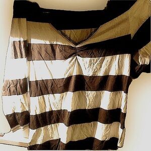 Tommy Bahama Cotton Stripe Top – Small Petite